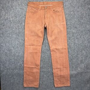 Slim Straight Men’s Jeans in Faded Rust